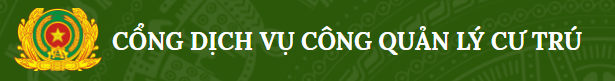 Cổng dịch vụ công quản lý cư trú